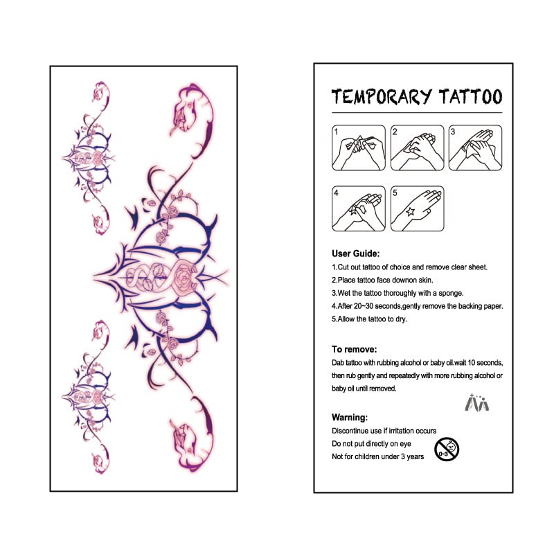 CURTEK black and red belly button tattoos for bold body art