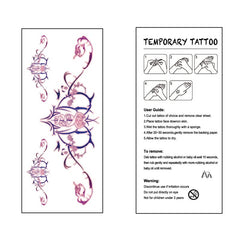 CURTEK black and red belly button tattoos for bold body art