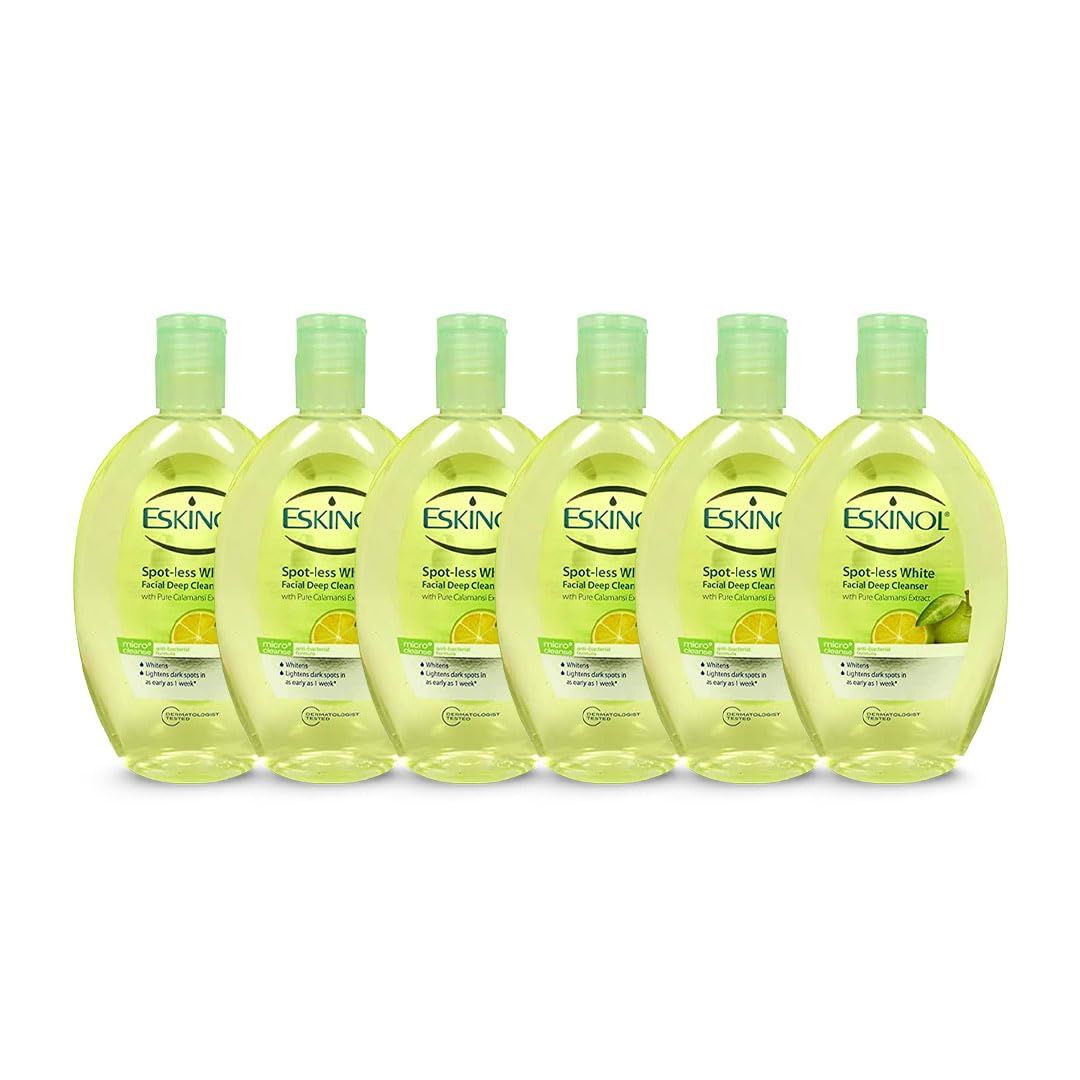 Curveland Eskinol facial cleanser 6-pack front view for daily cleansing