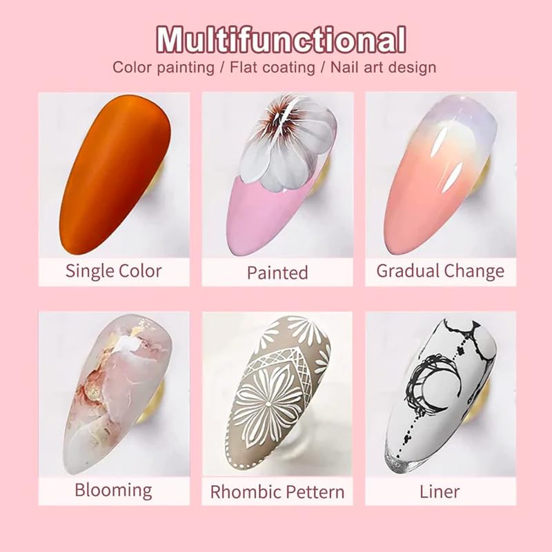 CurvLife jelly gel nail art design demo in neon pastel shades on nails.