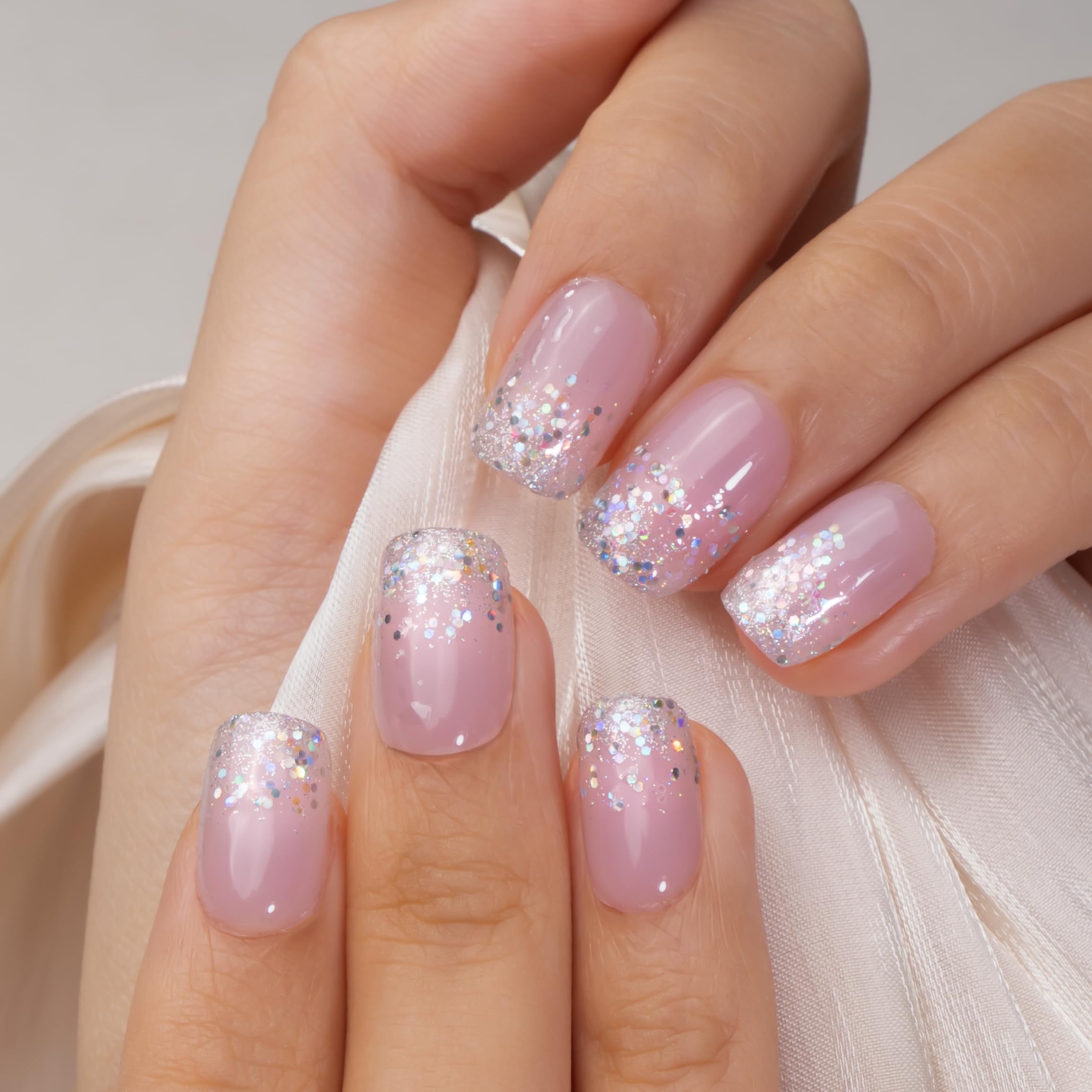 Curvlife nail glue and adhesive tabs kit for long-lasting wear.