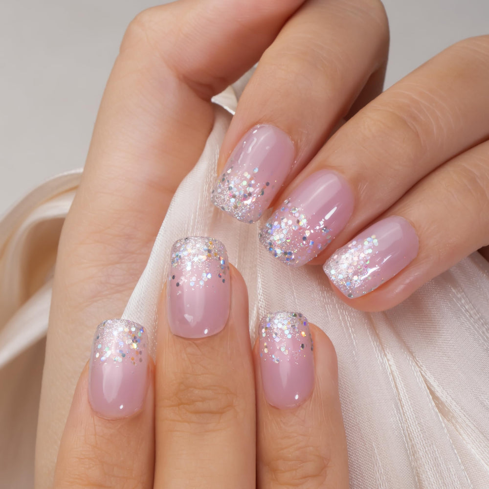 Curvlife nail glue and adhesive tabs kit for long-lasting wear.