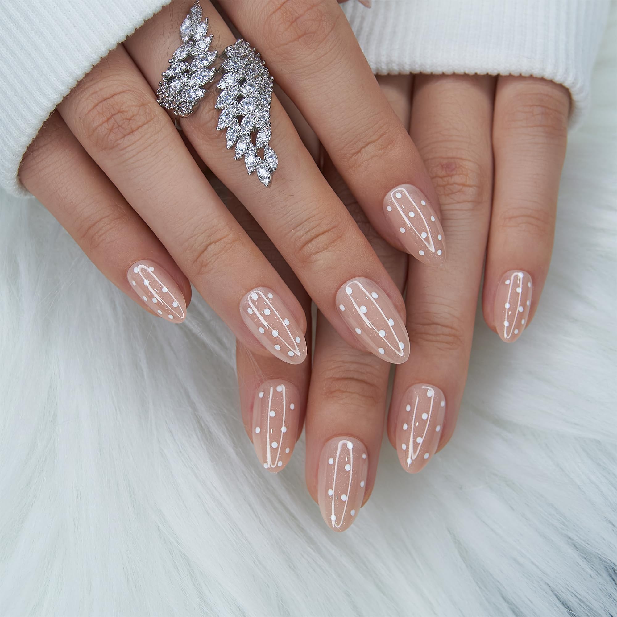 CurvLife nails in storage box for organized at-home manicures.