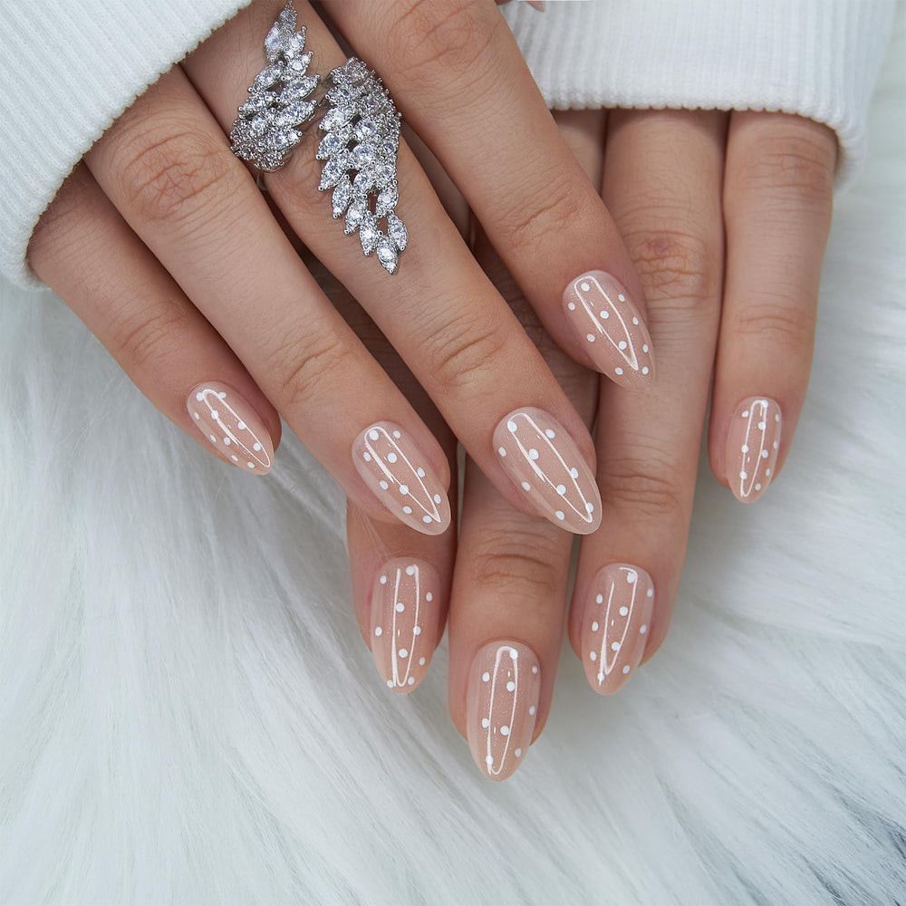 CurvLife nails in storage box for organized at-home manicures.