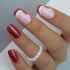 Curvlife press-on nails 30-piece full-cover set for at-home salon-quality manicure.