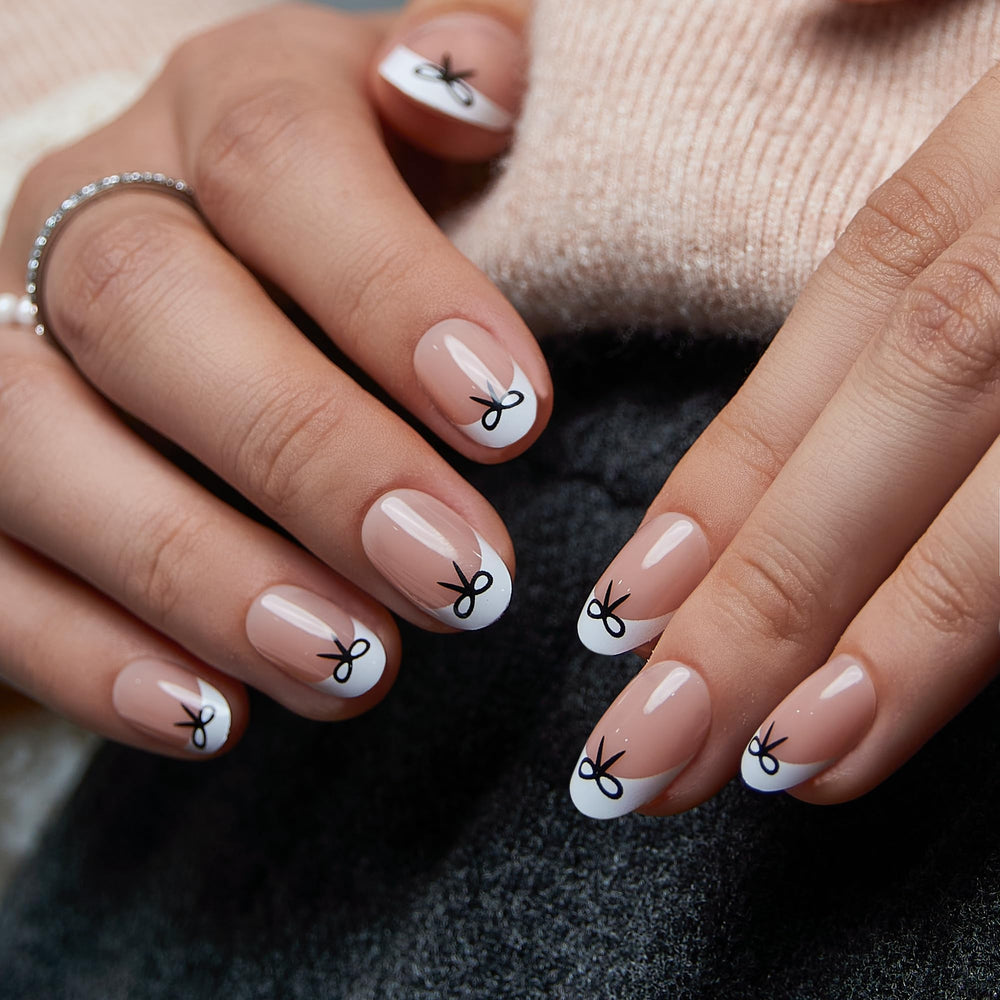 Curvlife soft gel nails in oval shape offering natural fit and comfort.