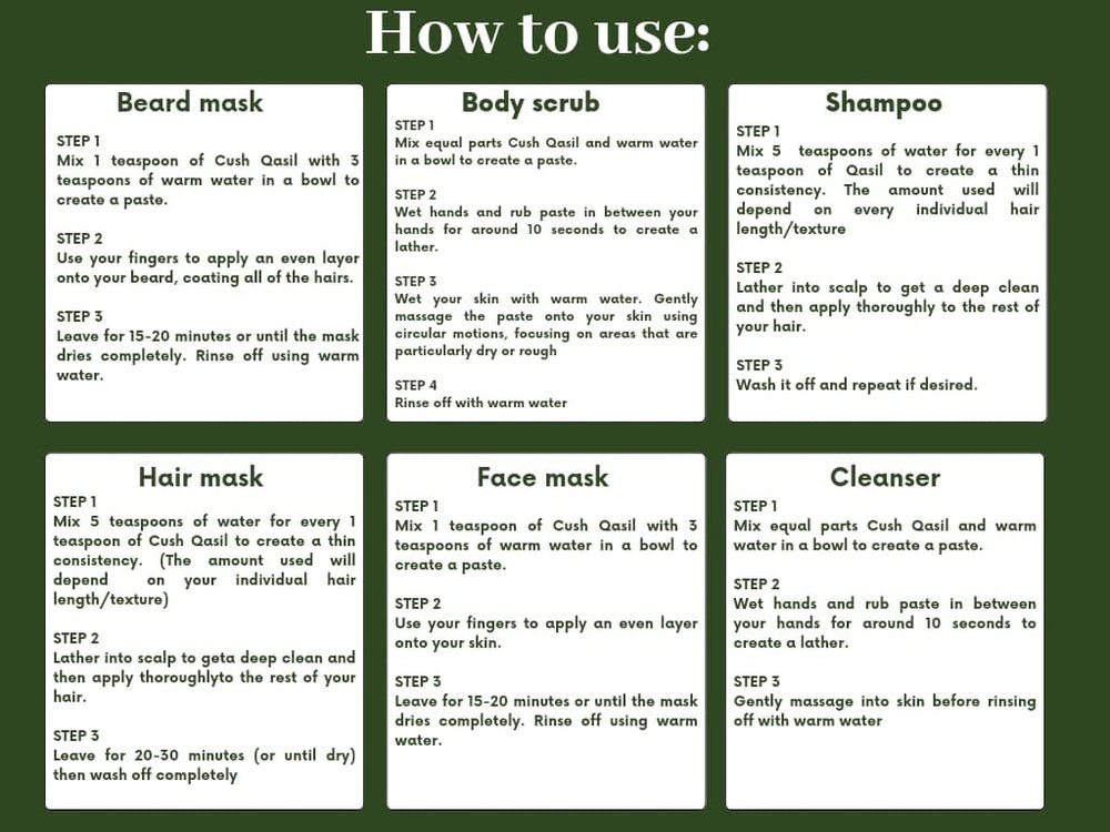 Cush Qasil acne-friendly routine visual suggesting calmer, clearer skin.