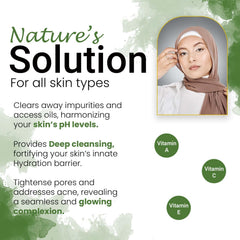 Cush Qasil exfoliation texture illustrating gentle scrub for smoother skin.