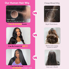 CUTE BEIN human hair wig hair movement shows smooth, soft texture.