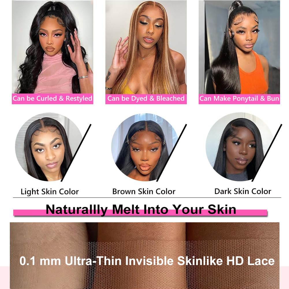 CUTE BEIN wig parting options middle or side for versatile styling.