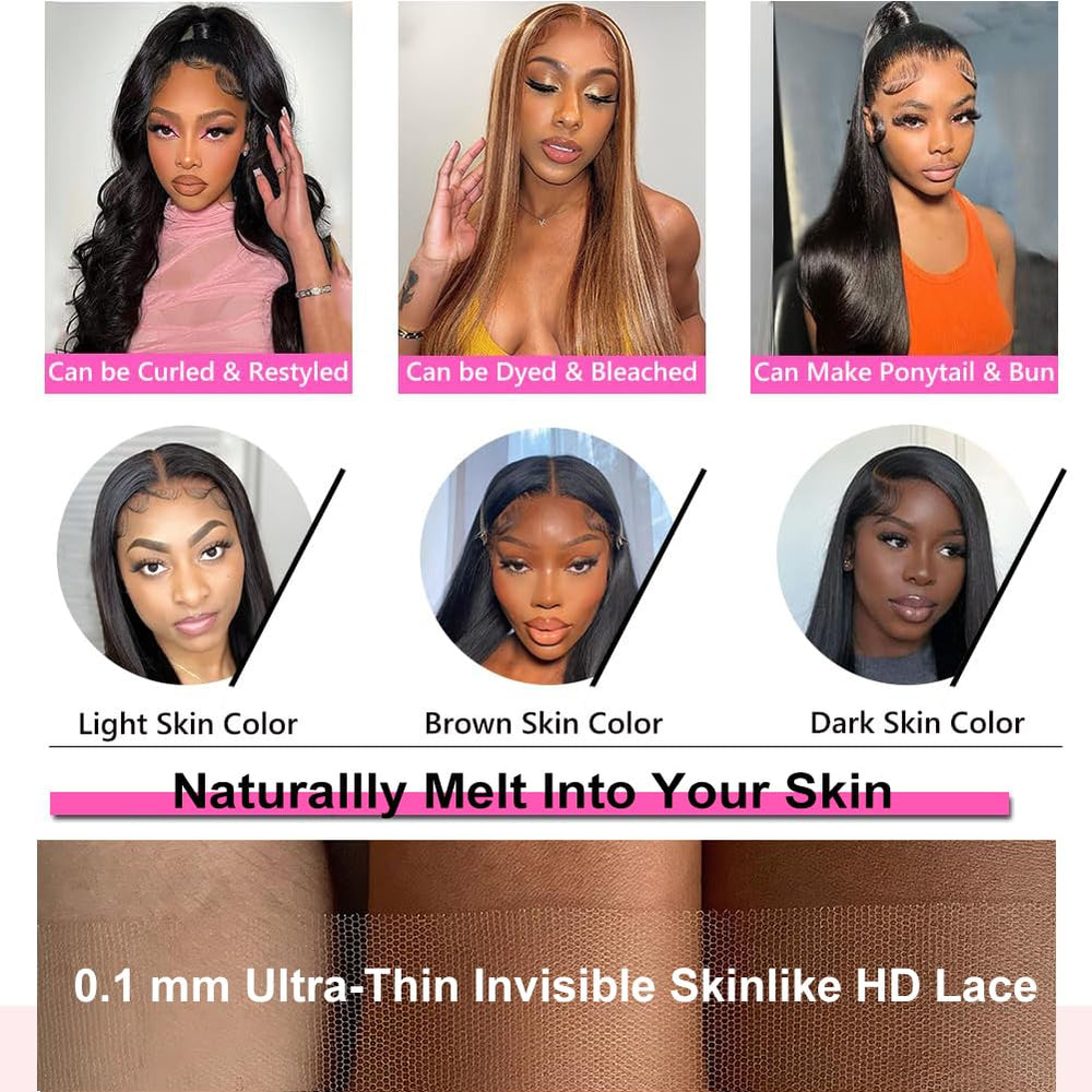 CUTE BEIN wig parting options middle or side for versatile styling.