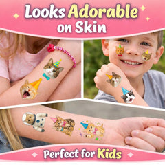 Cute Cat Tattoos kittens and cartoons layout for cute, fun looks.