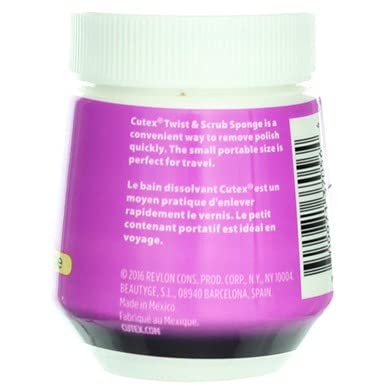 Cutex 1.75 oz bottle label visible for easy size recognition.