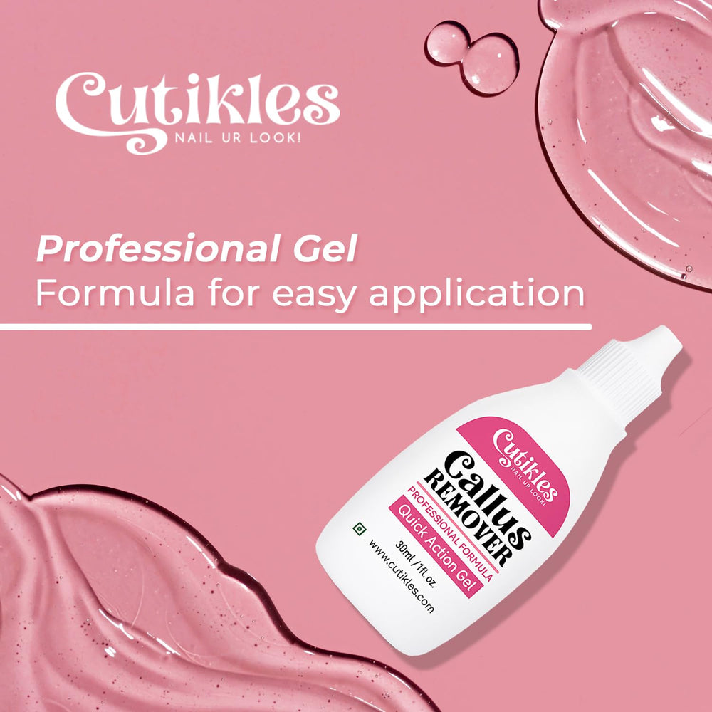 Cutikles travel-friendly bottle is ideal for on-the-go foot care.
