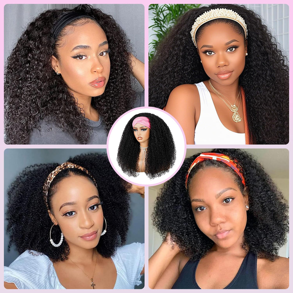CUUYUN headband wig ready to wear in minutes.