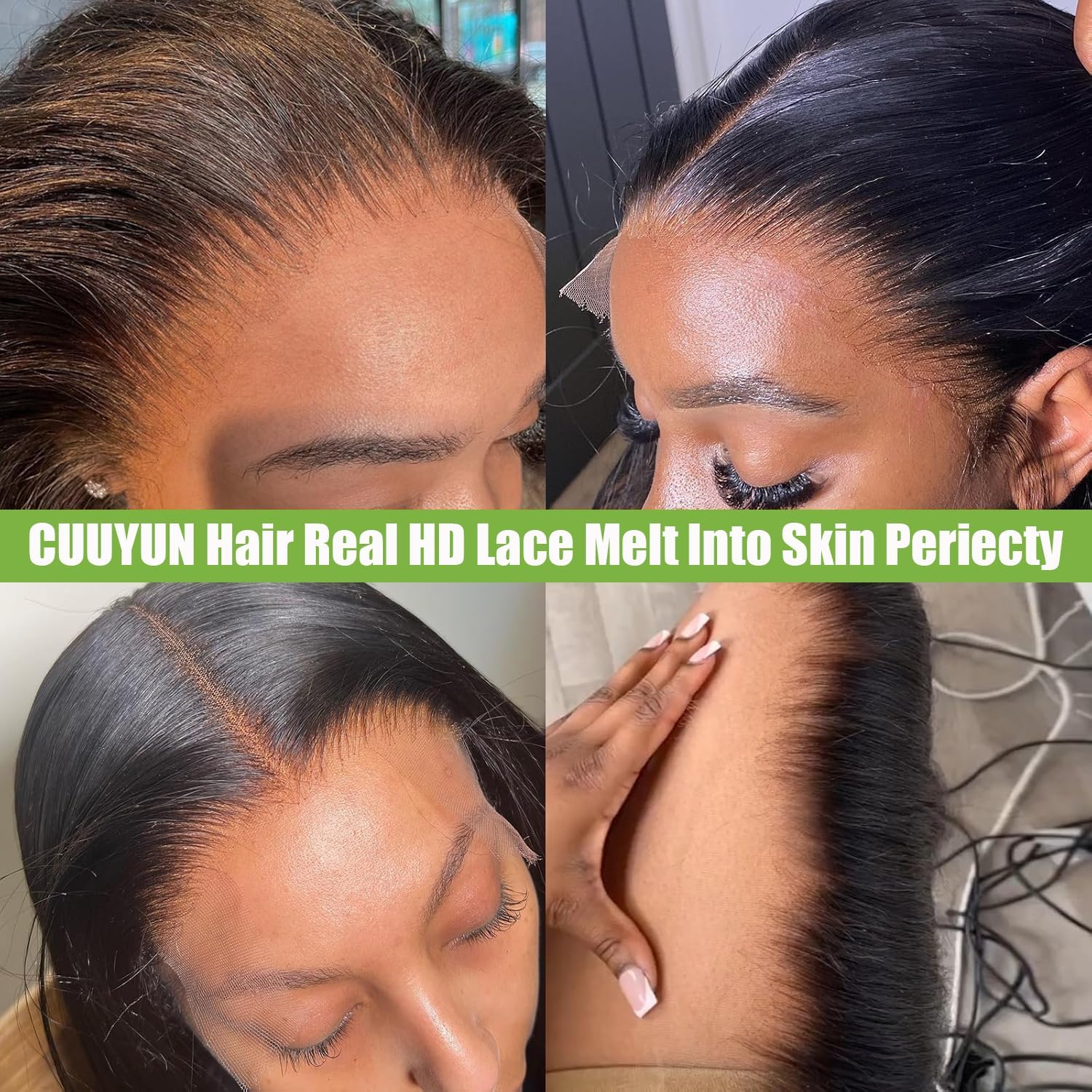 CUUYUN pre-plucked natural hairline with baby hairs detail
