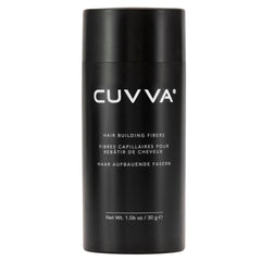 CUVVA Hair Building Fibers 30g packaging shown, quick thinning area concealment.