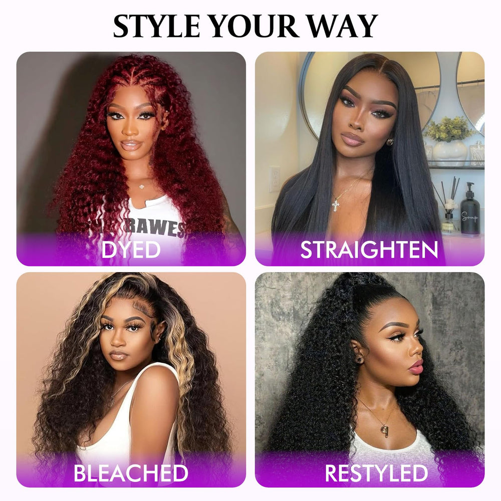 CUUYUN Deep Wave bundle pack includes cap and lashes for completeness