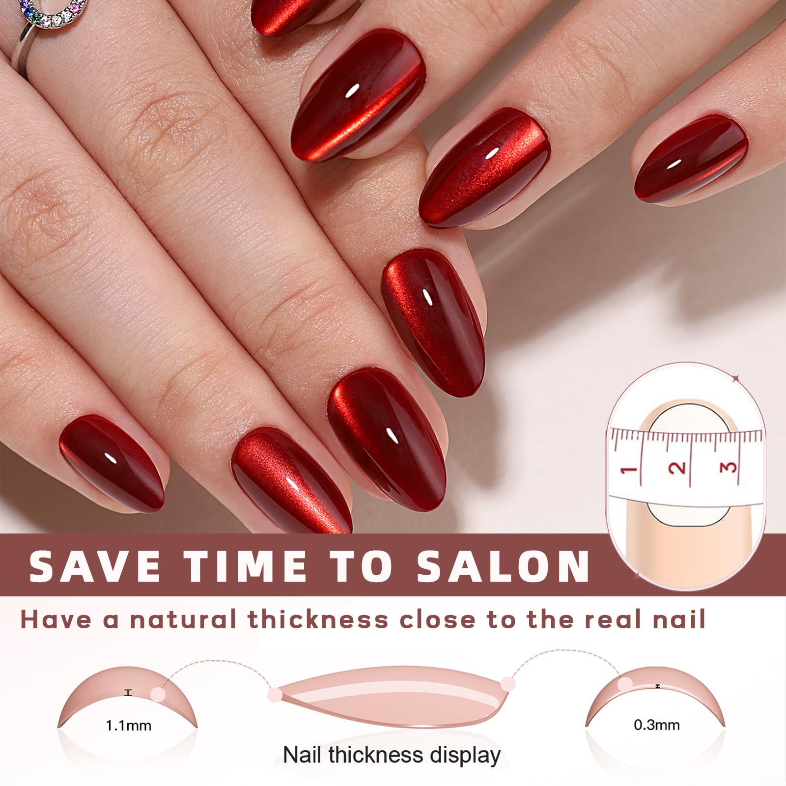 Nails in use for quick salon‑quality glam at home with CUZIAM kit.