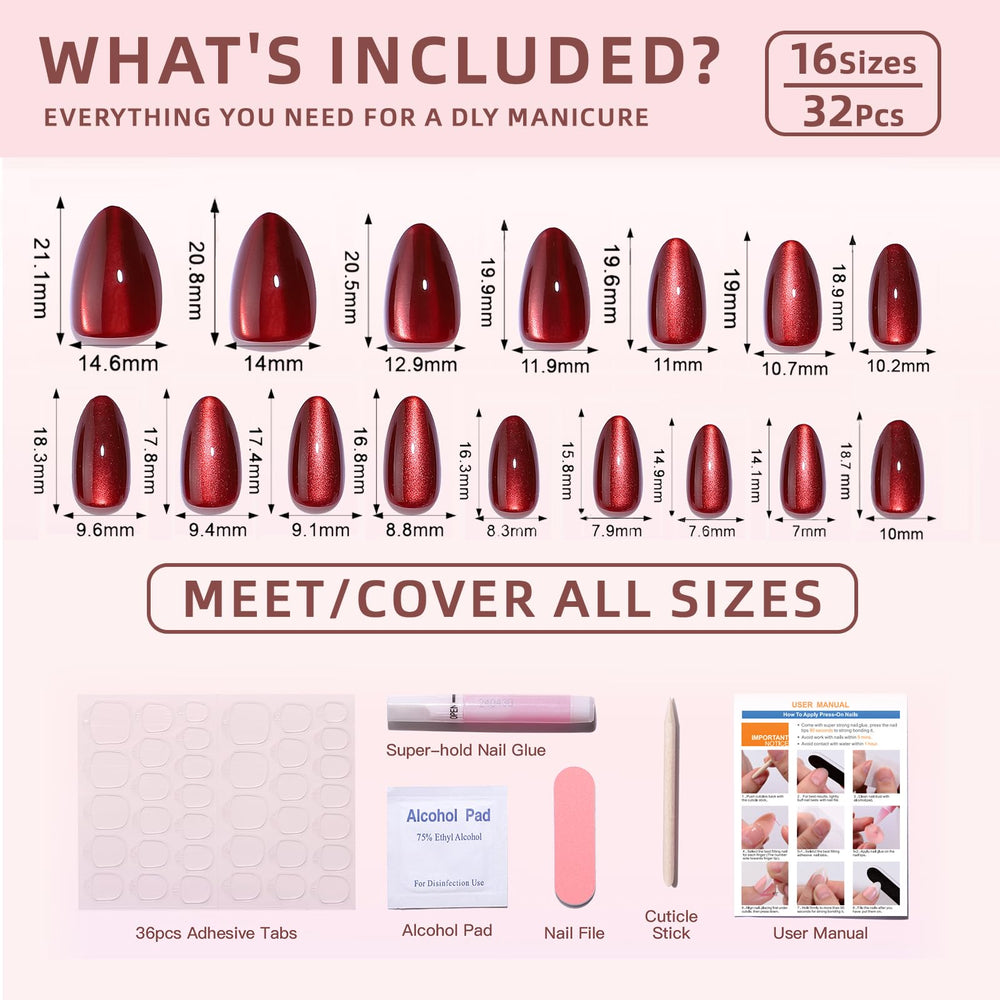 Person applying CUZIAM nails showing at‑home manicure in progress.