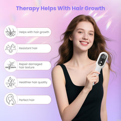 CWTUL Lasercomb-001 close-up head detail highlights brush and massager features.