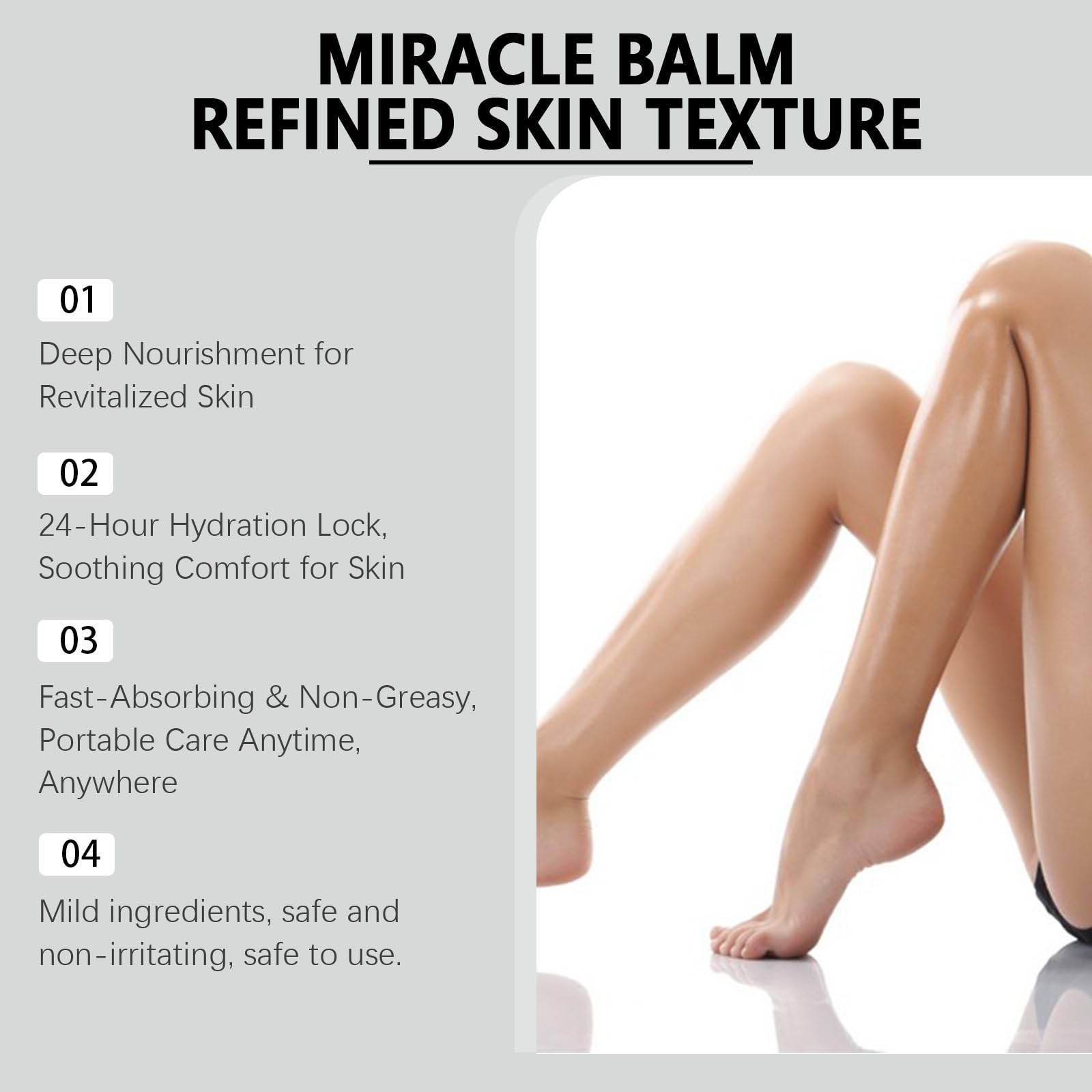 CXDFTL Miracle Balm ingredients close-up natural gentle formula