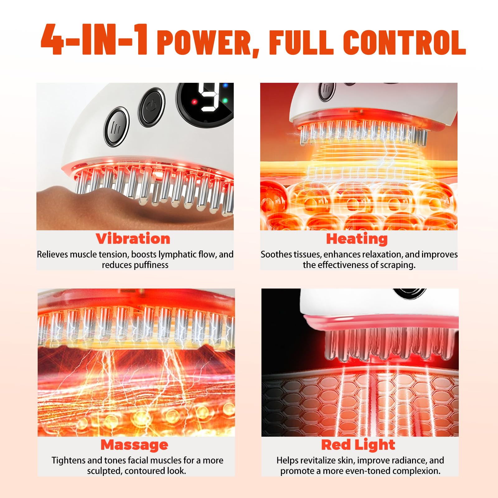 CXGTCI nine-level heat and vibration for personalized care