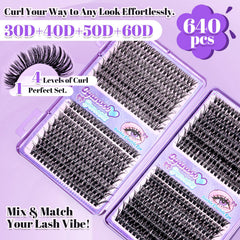 CyanoooGenesis kit packaging and contents for DIY lashes