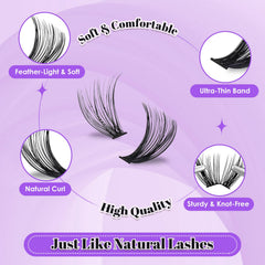 CyanoooGenesis lash densities 30 to 60D and lengths 9 to 16 mm for customization