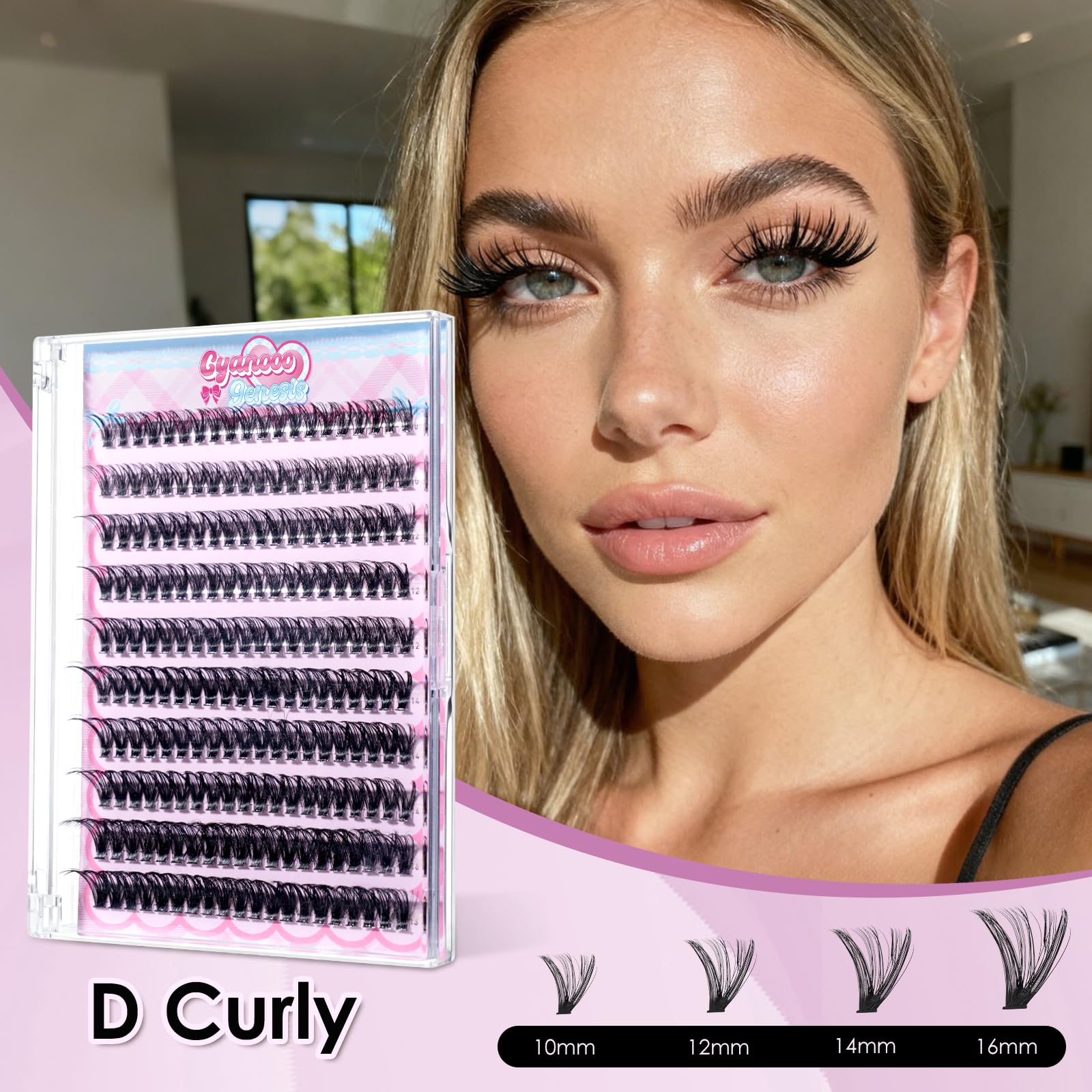 CyanoooGenesis waterproof seal finish keeps lashes smudge-resistant.