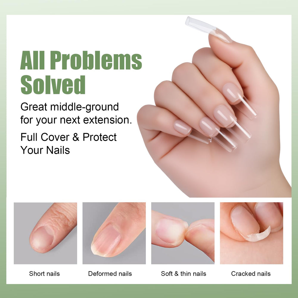Cycullinyt preshaped tips with shallow curve fit snugly.