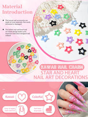 CYHYII star charms add 3D detail to DIY manicures.