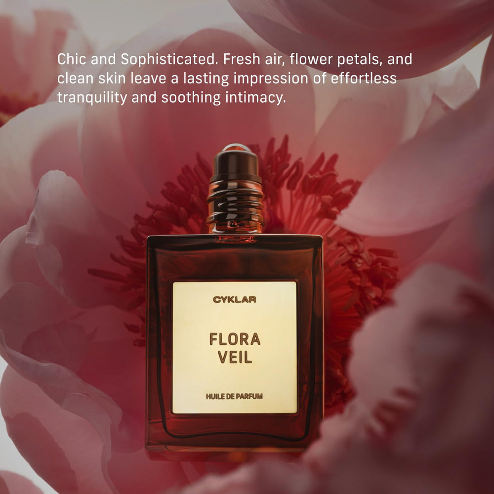 CYKLAR Flora Veil pulse point application highlights long-lasting aroma