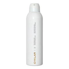 CYKLAR glycolic body spray bottle showing 10 percent exfoliation for refined skin texture.