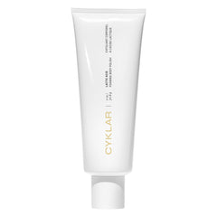 CYKLAR bottle close-up showing hydrating exfoliating formula.