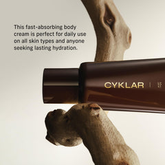 CYKLAR Sacred Santal scent notes featuring cardamom, amber, vanilla.