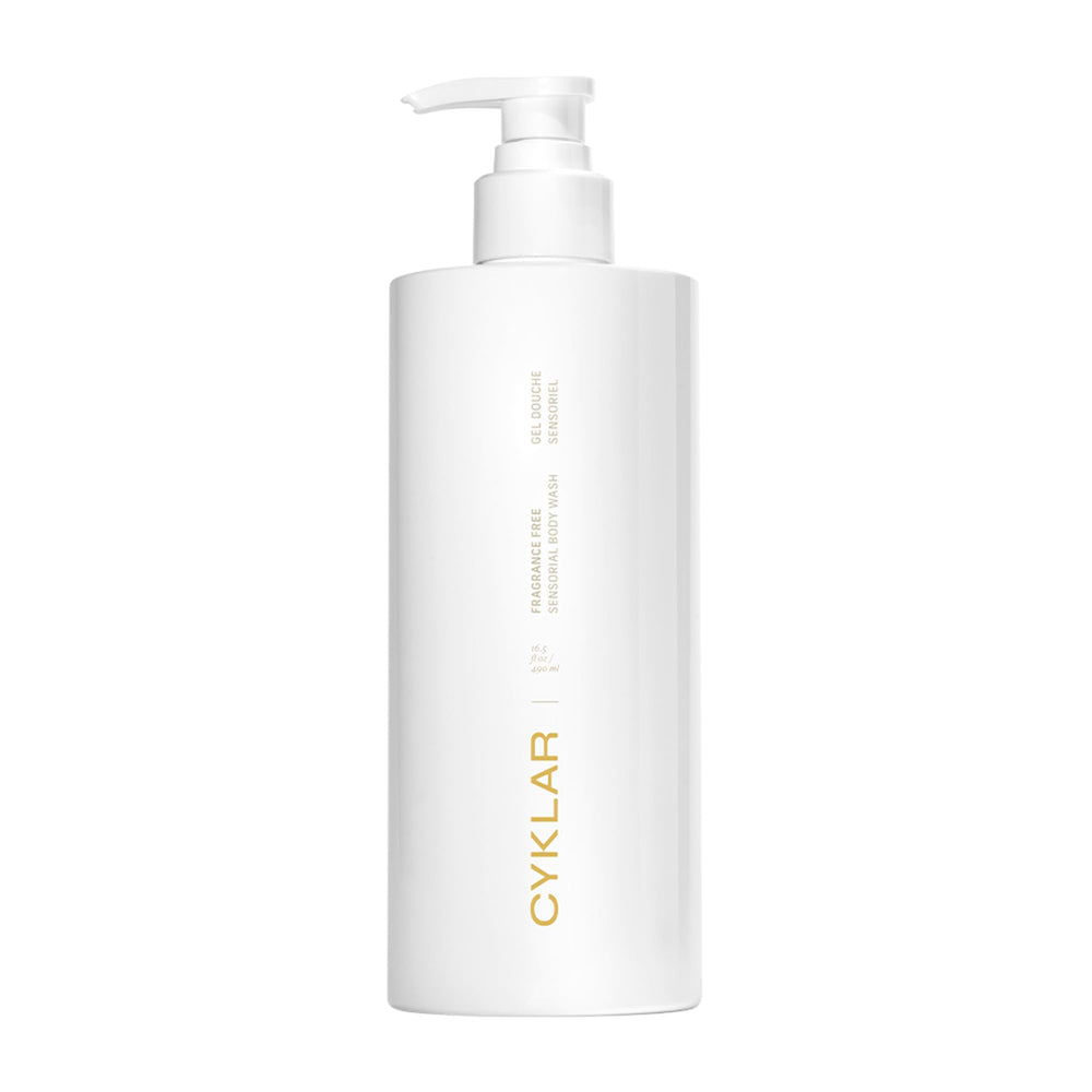 CYKLAR Sensorial Body Wash fragrance-free bottle delivering silky, hydrating cleanse
