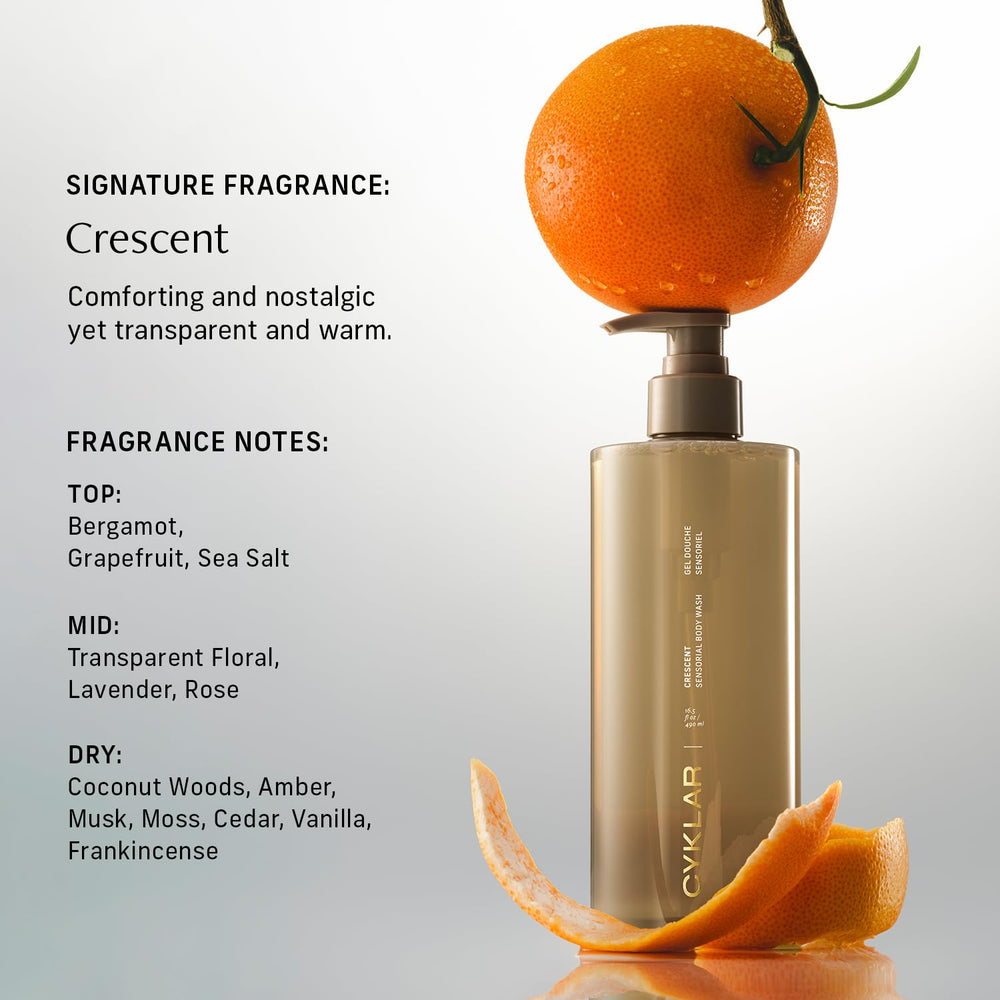 CYKLAR Moisture-locking formula helps skin stay supple after cleansing.