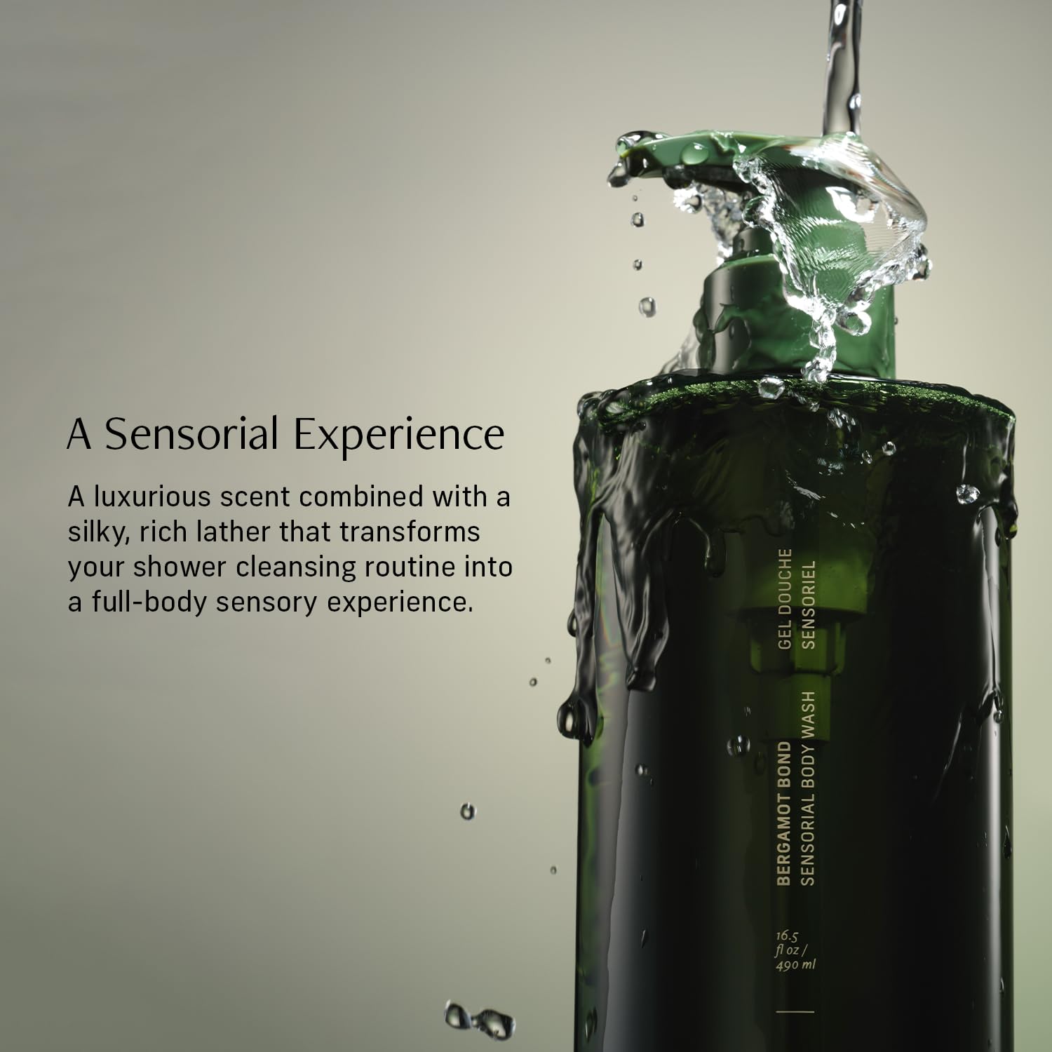 Product texture with silky sheen suggesting creamy non drying cleanse by CYKLAR