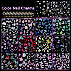 Cynailli flatback pearls for shimmering nail designs and easy placement.
