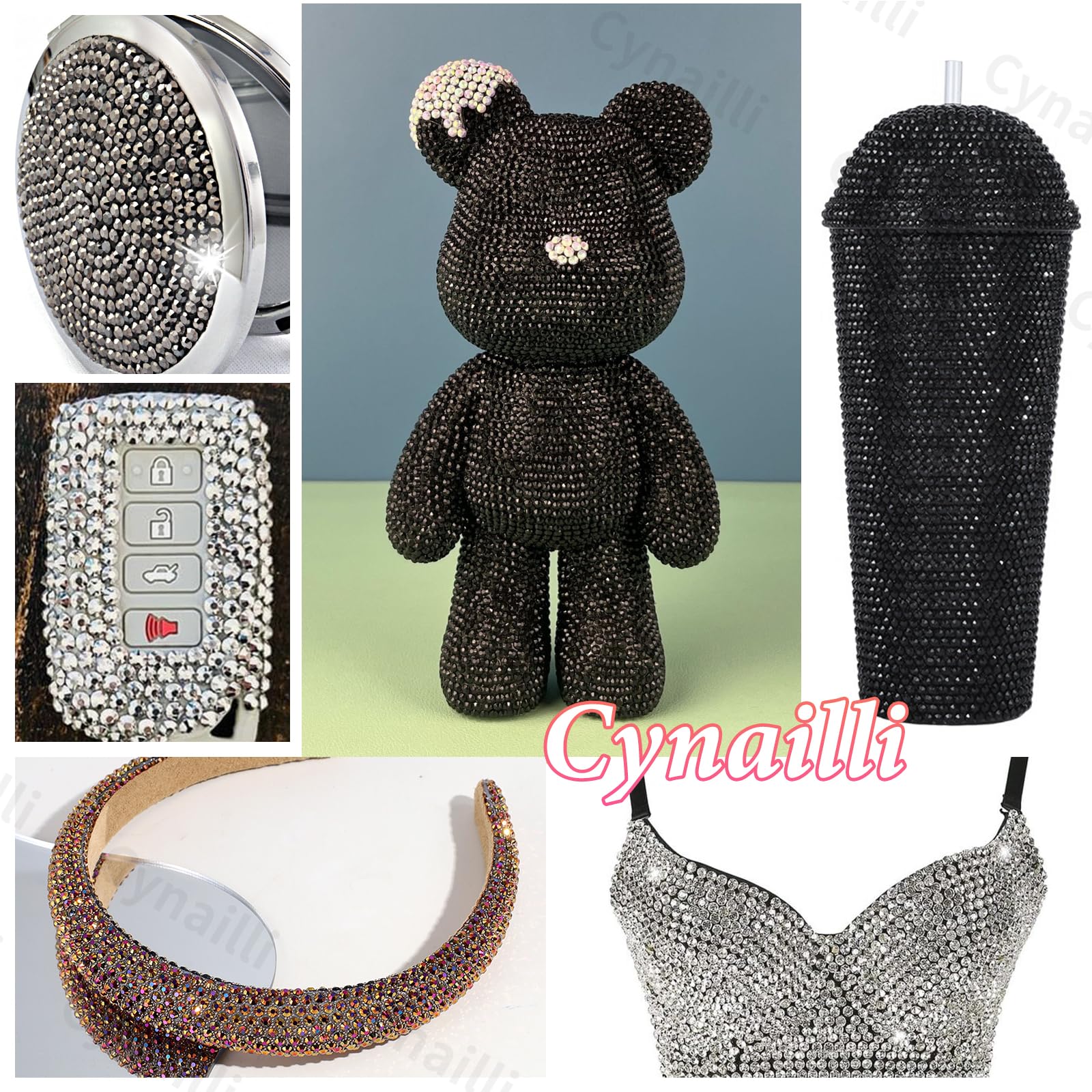 Cynailli rhinestones for DIY decorations and party crafts