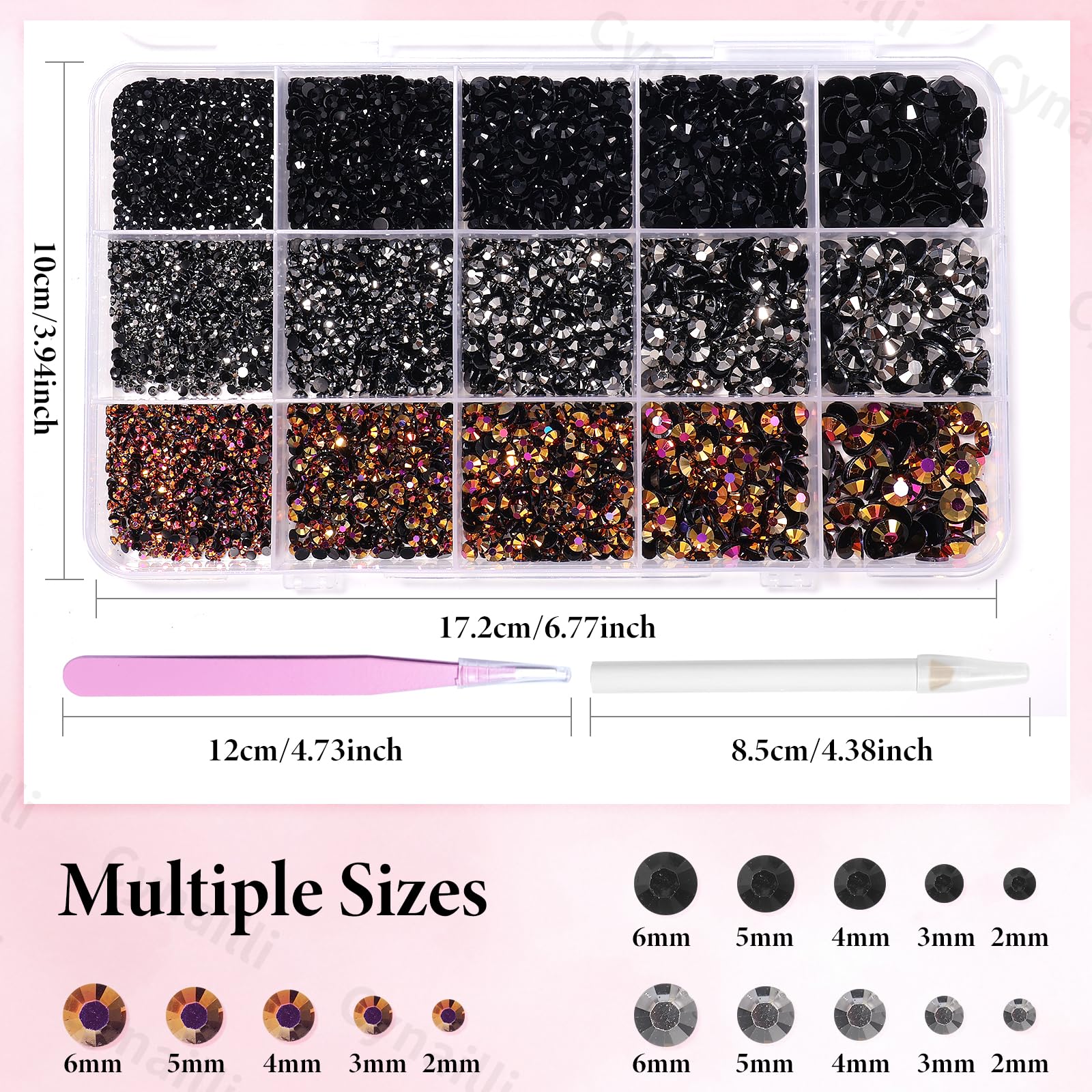 Cynailli flatback rhinestones shine for crafts and embellishment