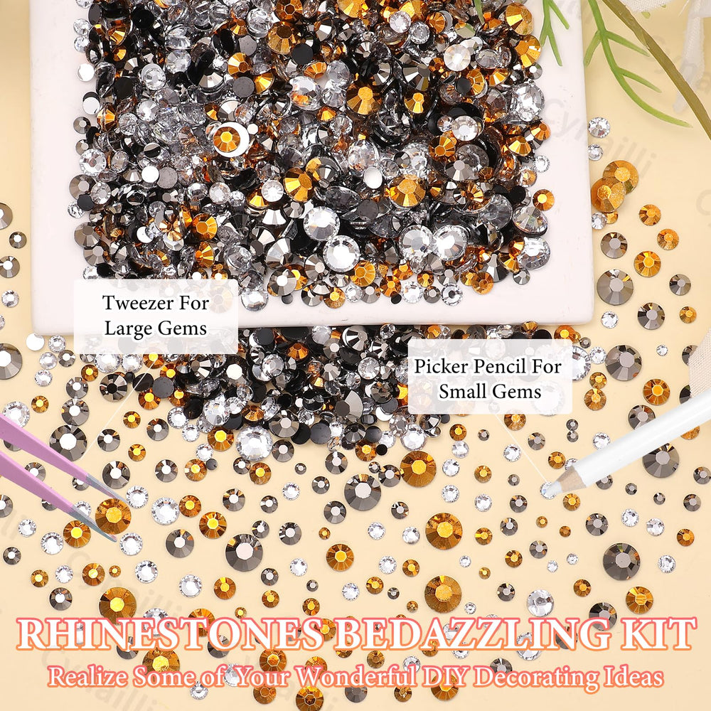 Cynailli 2mm flatback rhinestones close up showing delicate sparkle