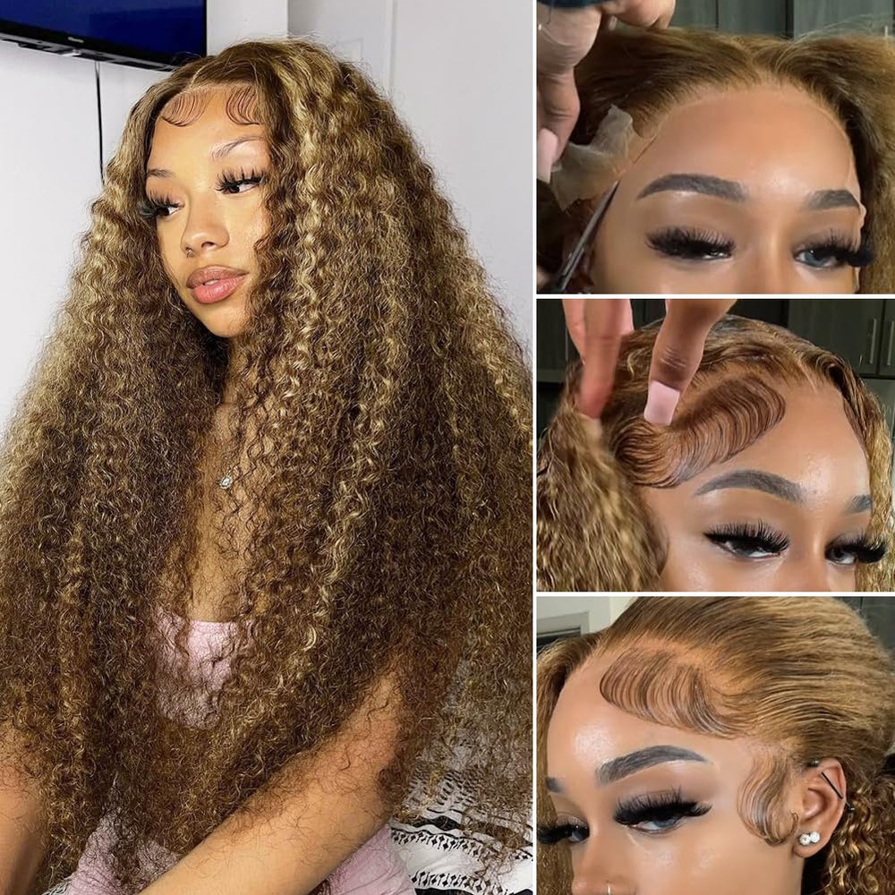 CYNOSURE 13x5 HD lace front wig close-up of natural hairline and lace blend