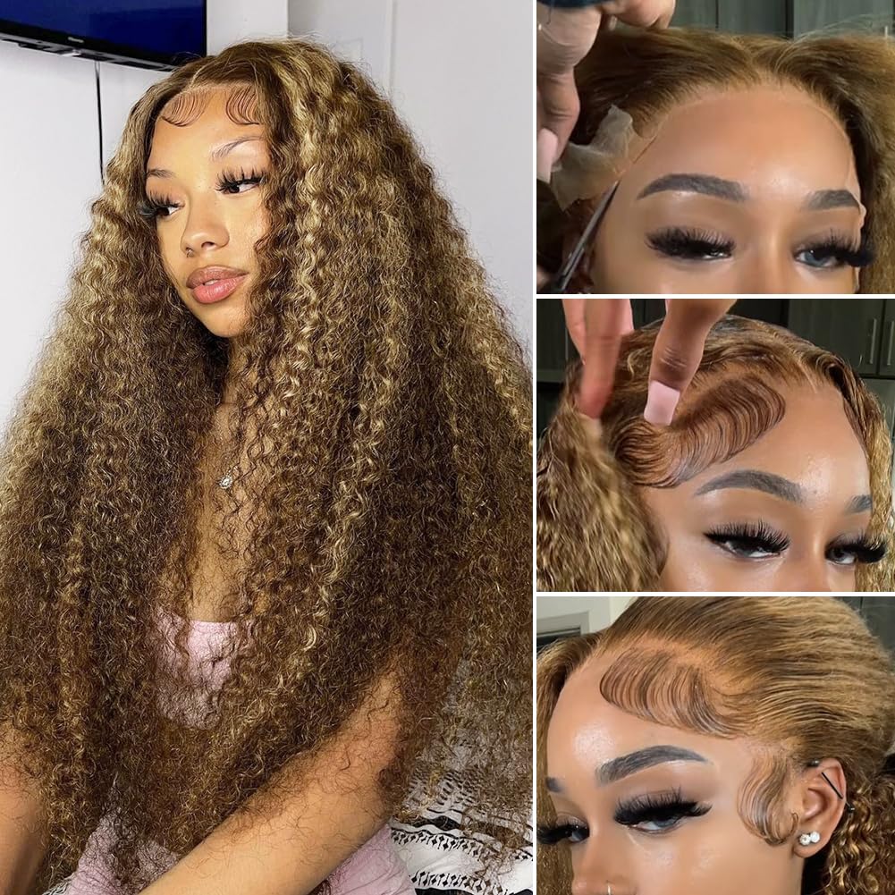 CYNOSURE 13x5 HD lace front wig close-up of natural hairline and lace blend