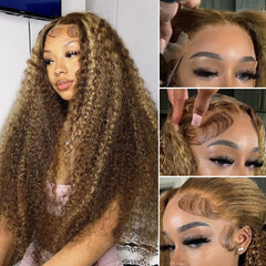 CYNOSURE 13x5 HD lace front wig close-up of natural hairline and lace blend
