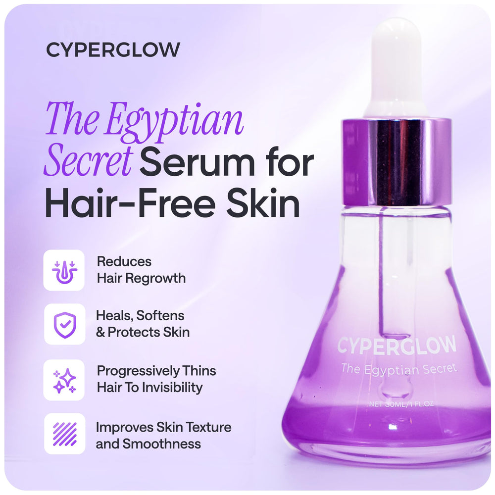 CYPERGLOW Vitamin E peppermint lemon blend cools and refreshes skin.