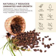 Cyperus Rotundus Oil applied to the face for daily moisture.
