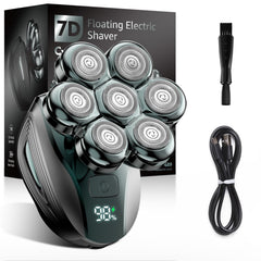 Cyruzi bald head shaver with 7D floating head for a smooth contour shave
