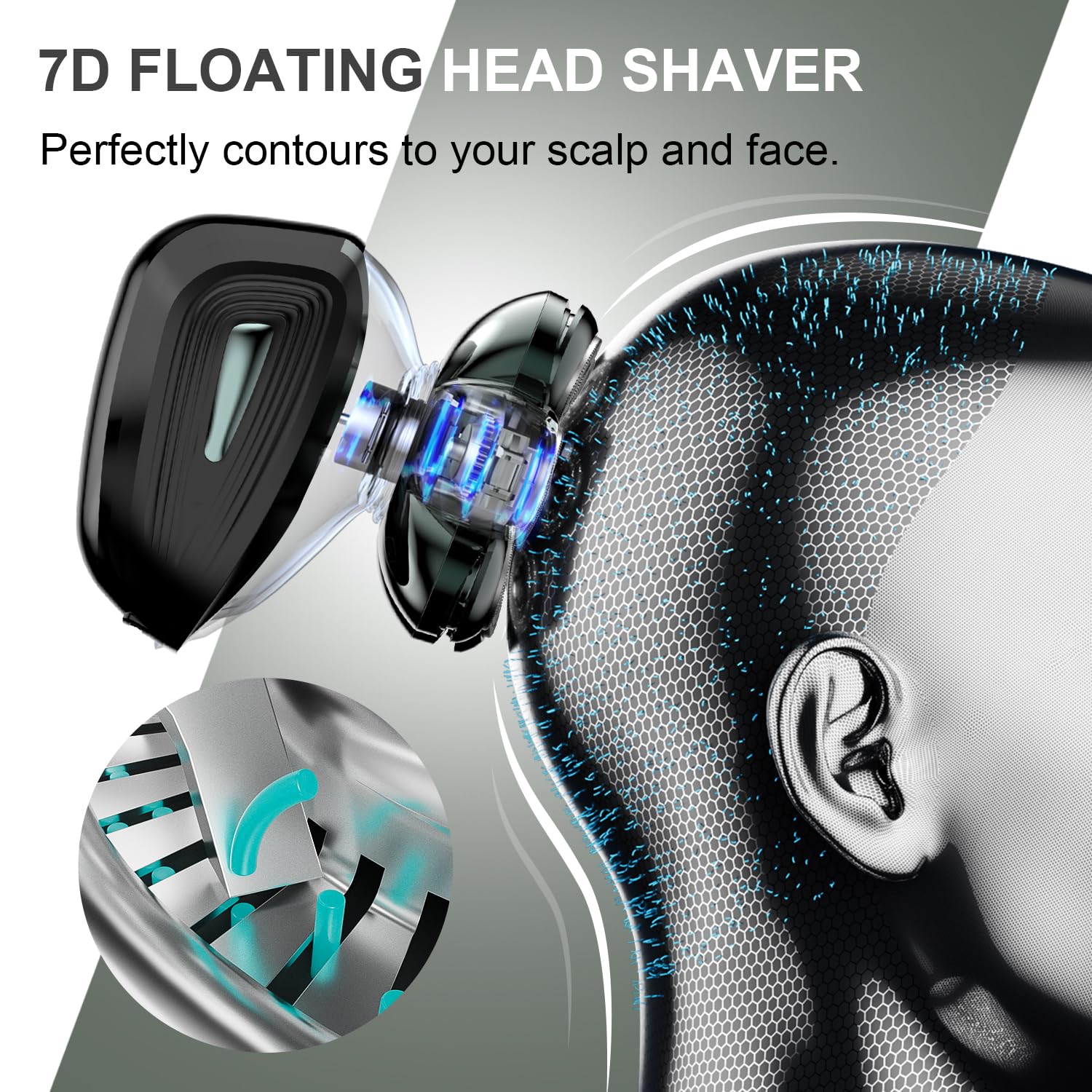 Cyruzi magnetic detachable head system enables quick cleaning after use